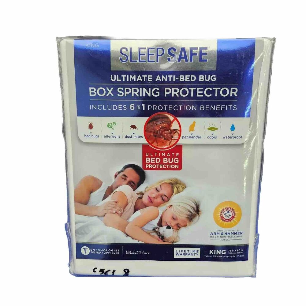 Sleep Safe Ultimate Anti-Bed Bug Mattress Protector, KING (NEW)